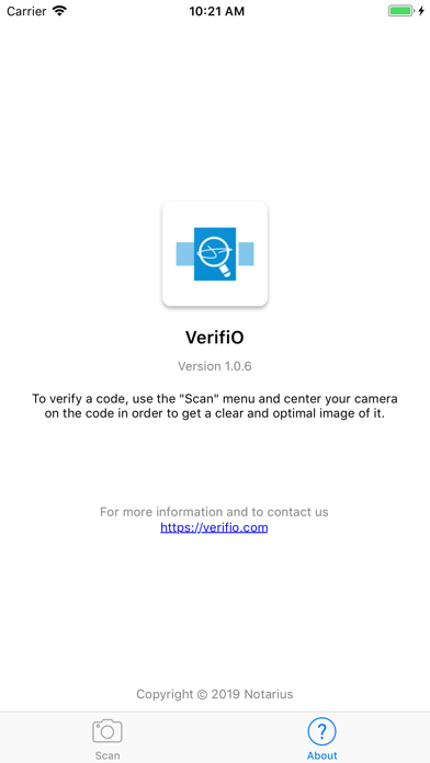 VerifiO screenshot 3