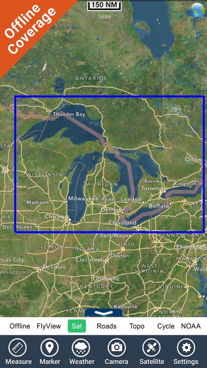 Great Lakes HD Nautical Charts screenshot-7