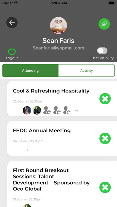 How to cancel & delete FEDC Annual Conference from iphone & ipad 2