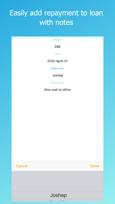 Xpense Diary - Loan Tracker screenshot 4