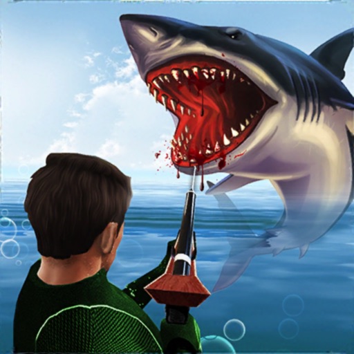 Wild Shark Hunting Icon