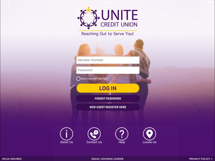 UNITE Credit Union for iPad