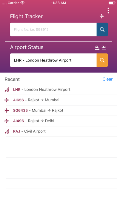Flight Tracker Airport Status screenshot 2
