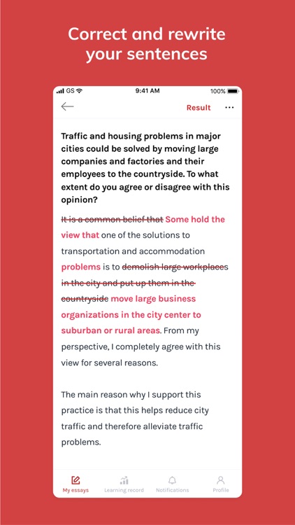 DOL Essay Corrections screenshot-3