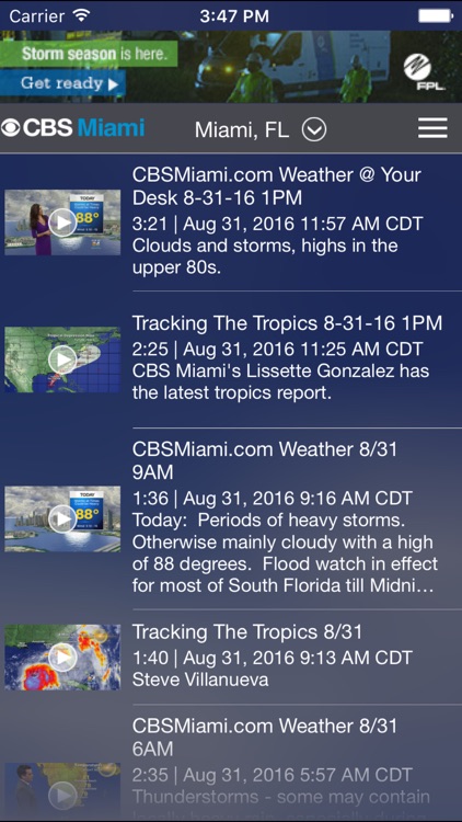 CBS Miami Weather screenshot-3