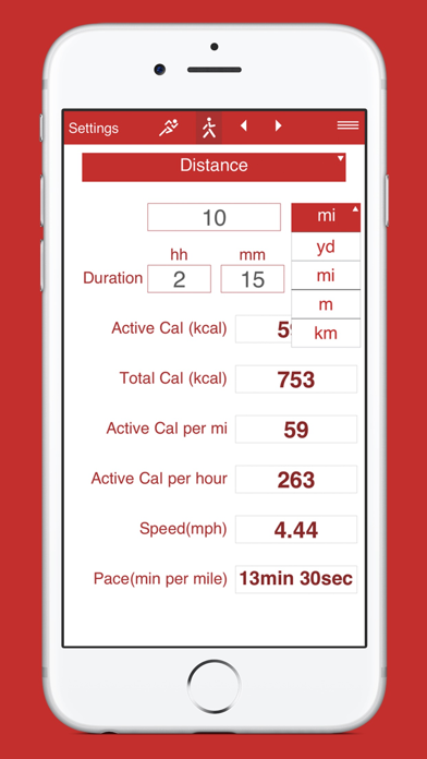 Running and Walking Calories screenshot 4