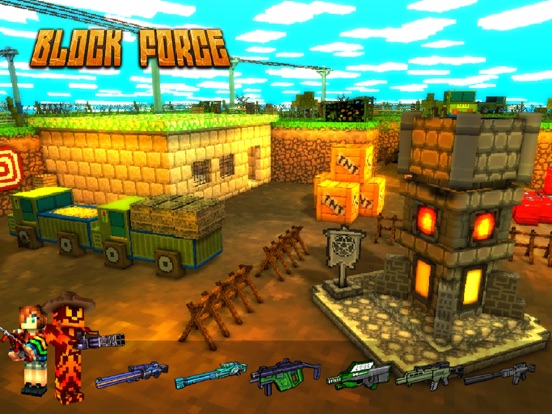 Block Force - 3D FPSシューティングゲームのおすすめ画像1