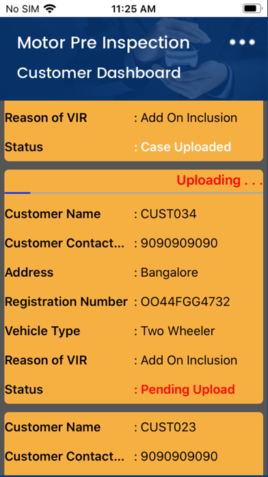 VIR-Customer screenshot 2