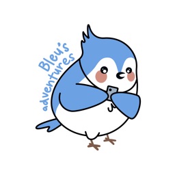 Blue Jay Emojis by Deborah Buffalin