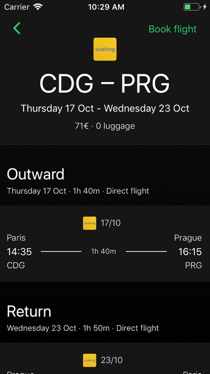 TripAway, Flights Calendar screenshot-7