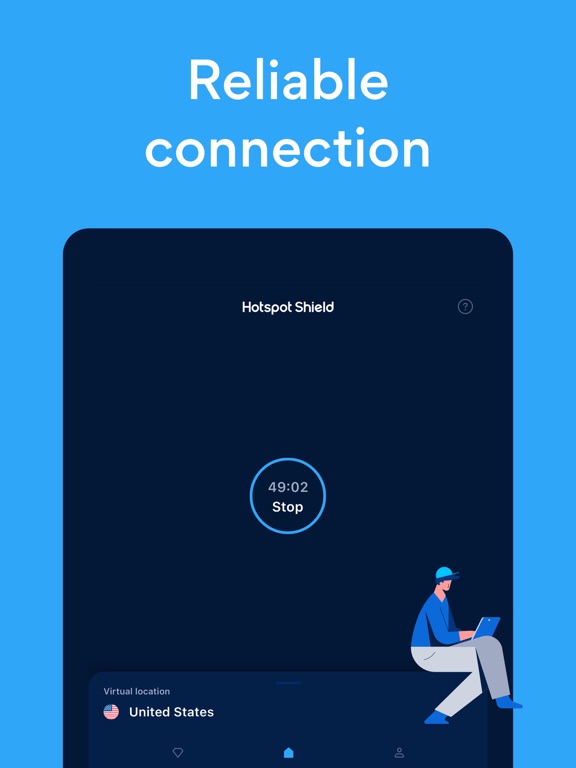 Hotspot Shield VPN for iPhone & iPad -Unblock Sites, Secure Wi-Fi, Save Data and Protect Privacy screenshot