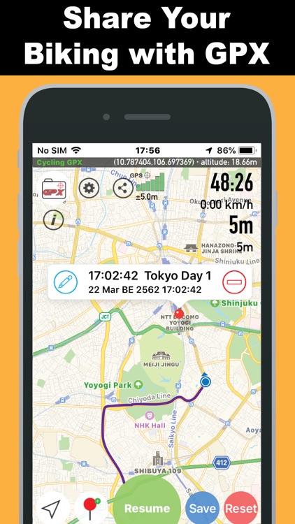 Cycling GPX Tracker