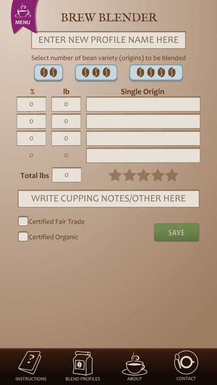 Coffee Blend Calculator screenshot-4