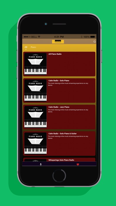 Solo Piano Radio Station App screenshot 2