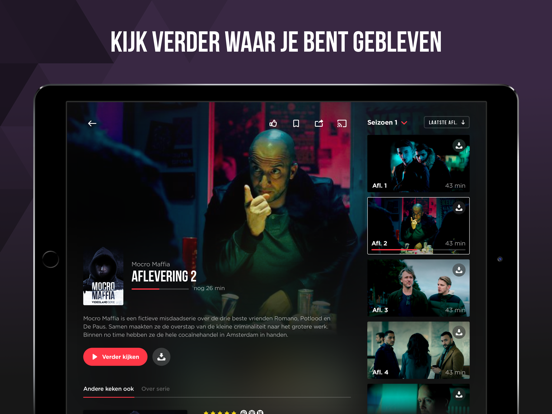 Videoland iPad app afbeelding 3