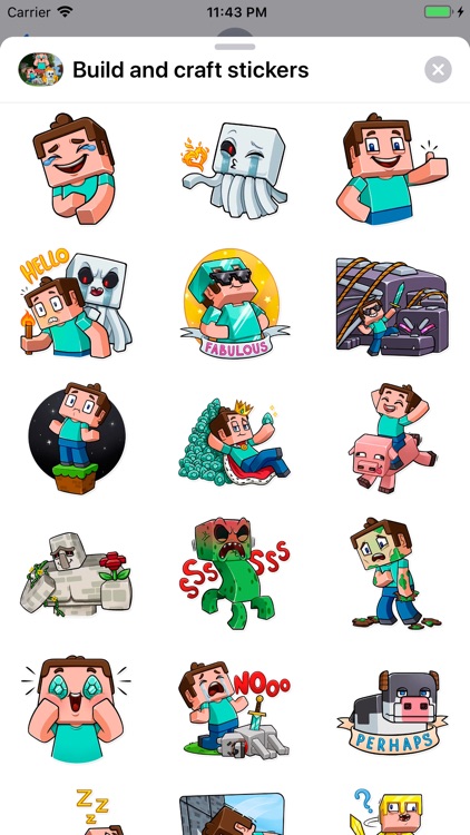 Build Block & Craft stickers