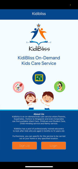 KidiBliss: On-demand Kids Care