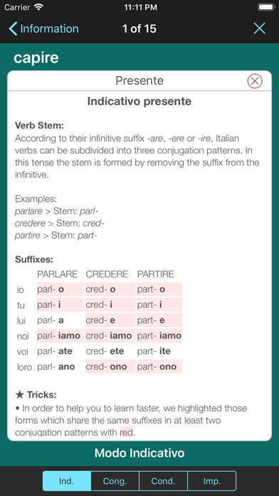 How to cancel & delete Italian Verbs & Conjugation L from iphone & ipad 4