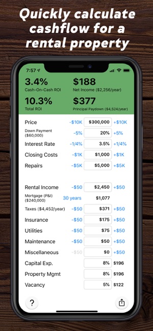 Rental Calculator for Cashflow(圖1)-速報App