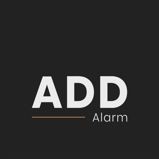 ADD Alarm.