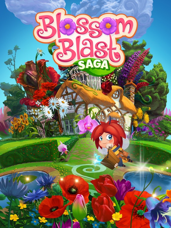 Blossom Blast Saga iPad app afbeelding 5