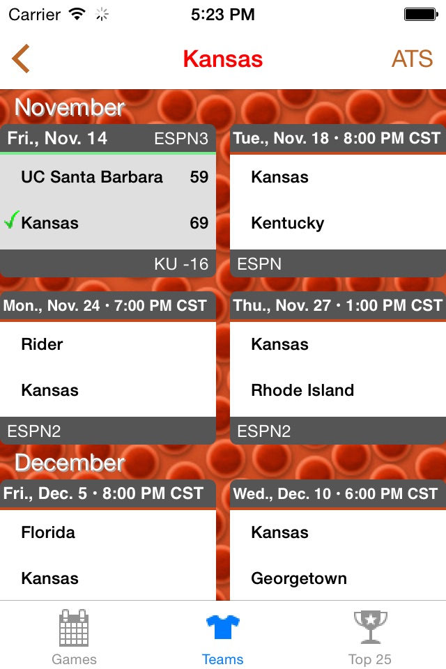 College Hoops Scores, Schedule screenshot 4