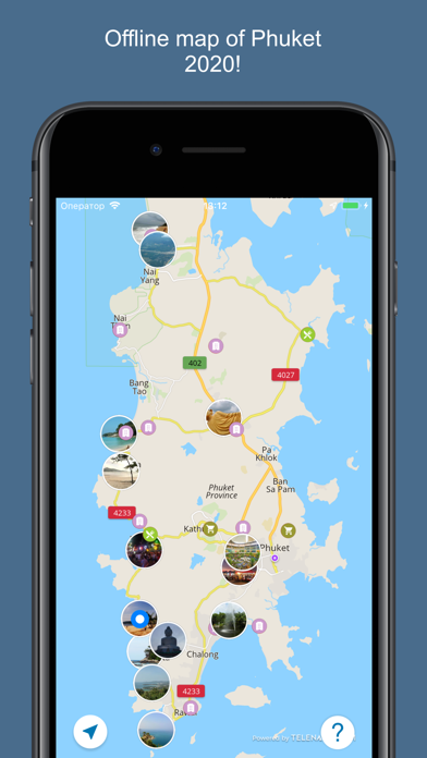 Phuket 2020 — offline map!のおすすめ画像1