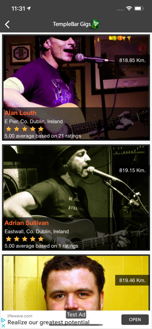 Templebar Gigs Dublin(圖4)-速報App