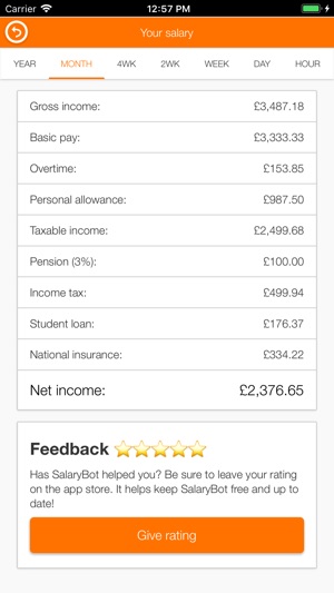 SalaryBot Salary Calculator(圖5)-速報App