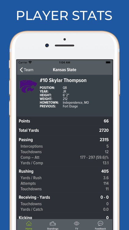 Kansas State Football Schedule screenshot-3