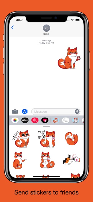 Red cat stickers - Funny emo(圖4)-速報App