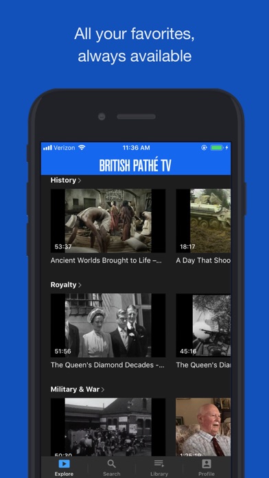 British Pathé's Heritage Hub screenshot 3