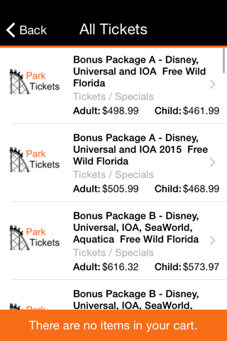 Park Tickets screenshot 2