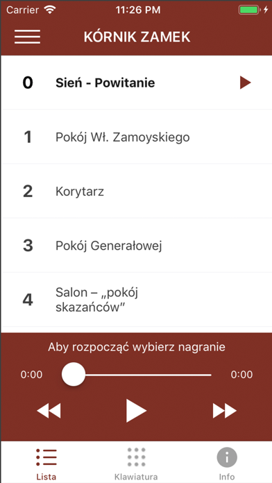 Kórnik Zamek Audioprzewodnik screenshot 4