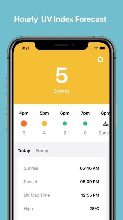 Suncap - UV index