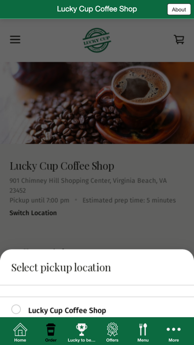 Lucky Cup Coffee Shop screenshot 2