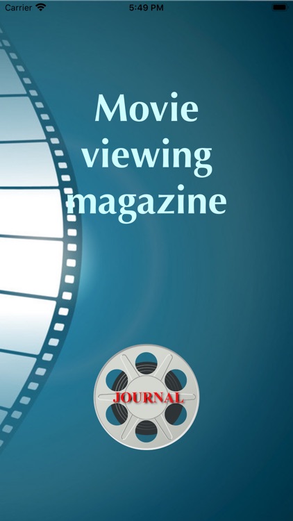 Movie viewing magazine