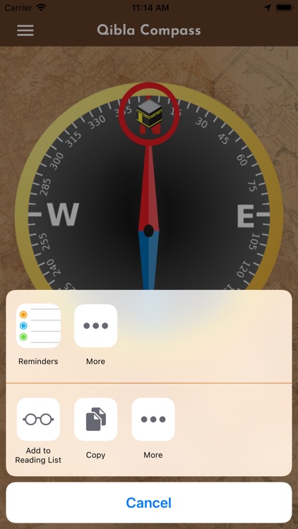Kaaba Compass & Prayer time screenshot-5