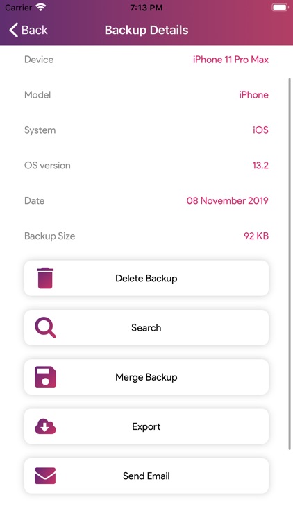 My Contacts Backup & Transfer screenshot-7