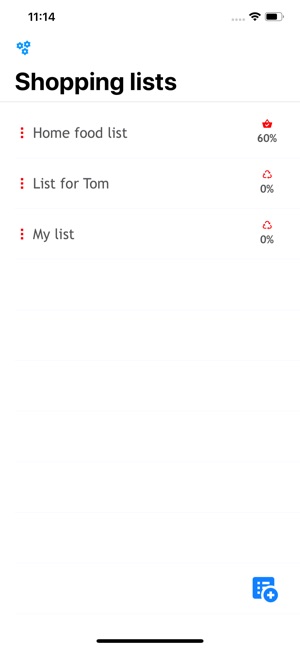 QuickList simple Shopping List