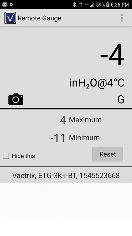 Vaetrix Remote Gauge