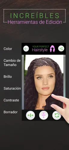 Skærmoptagelse 4 Peinado Perfecto para Mujeres iphone
