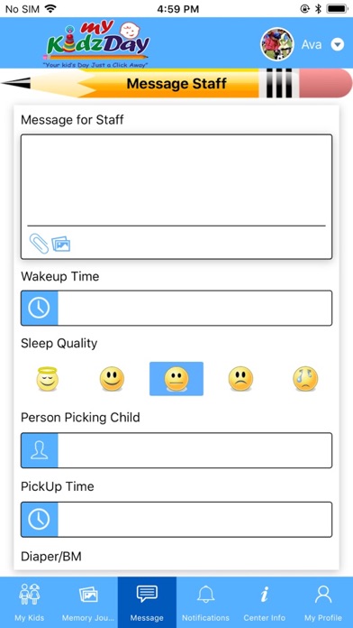 myKidzDay Parent-Childcare App screenshot 3