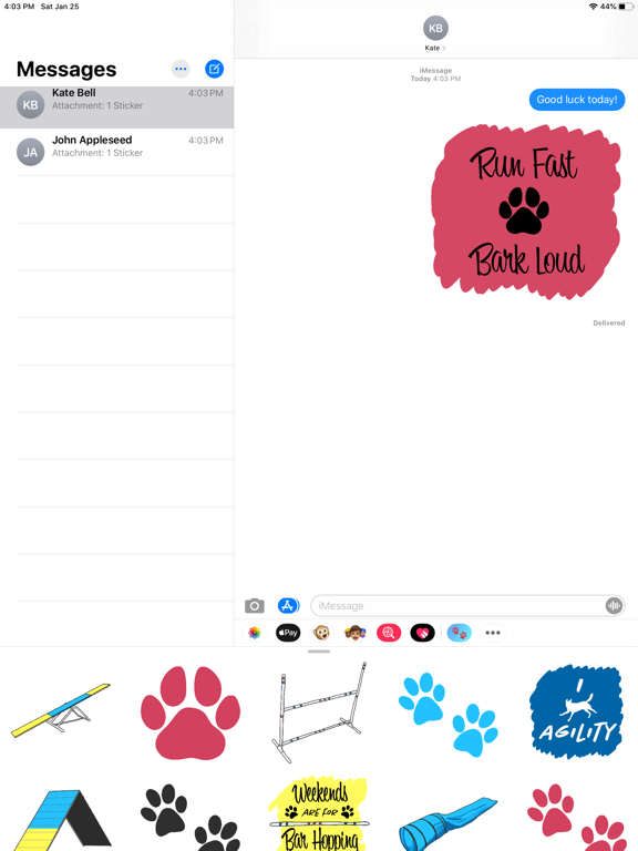 Screenshot #5 pour Dog Agility Stickers