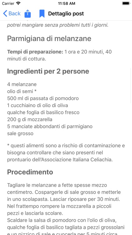 Ricette Senza Glutine screenshot-3