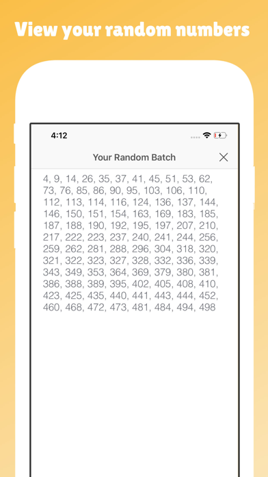 Fast Random Number Generator screenshot 5