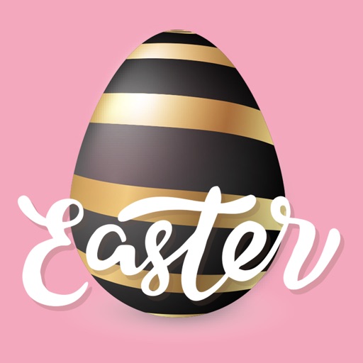 Shiny Easter Egg Stickers