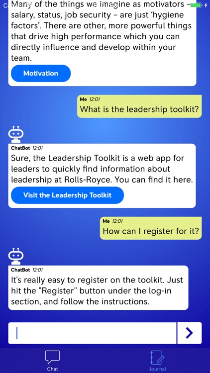 ChatBot | Rolls Royce screenshot-3