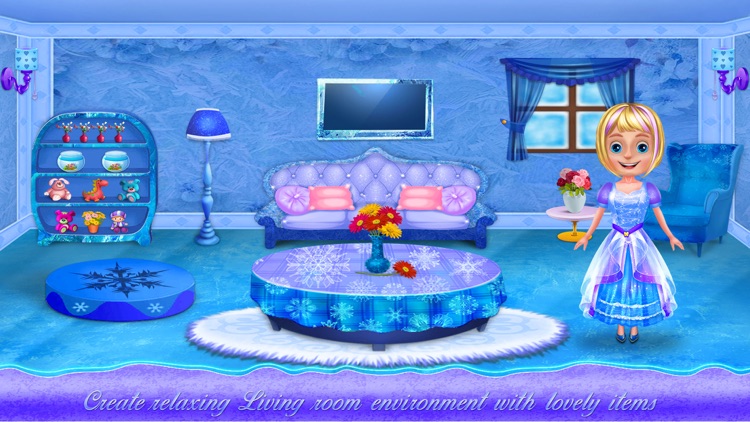 Ice Doll House Designing Game