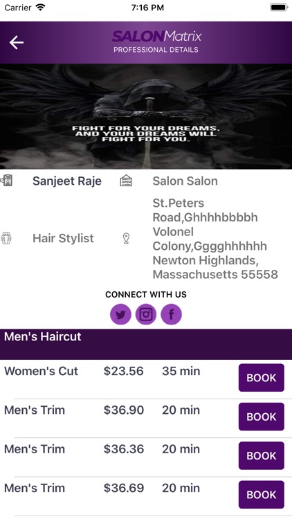 Salon Matrix